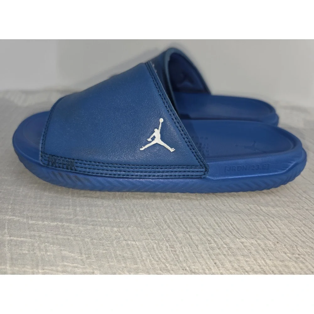 Jordan 23 Engineered Slides Royal Blue Kids Youth Sandals Jumpman Logo